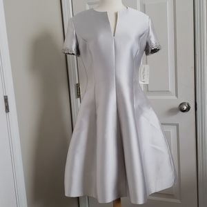 New Catherine Regehr Silver Short Formal Dress